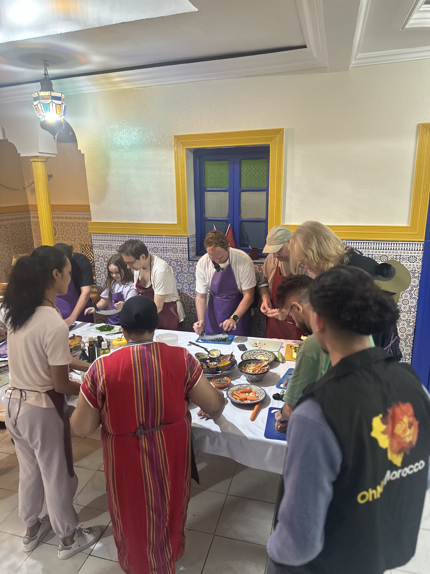 Moment partagé en équipe lors d’un séminaire au Maroc