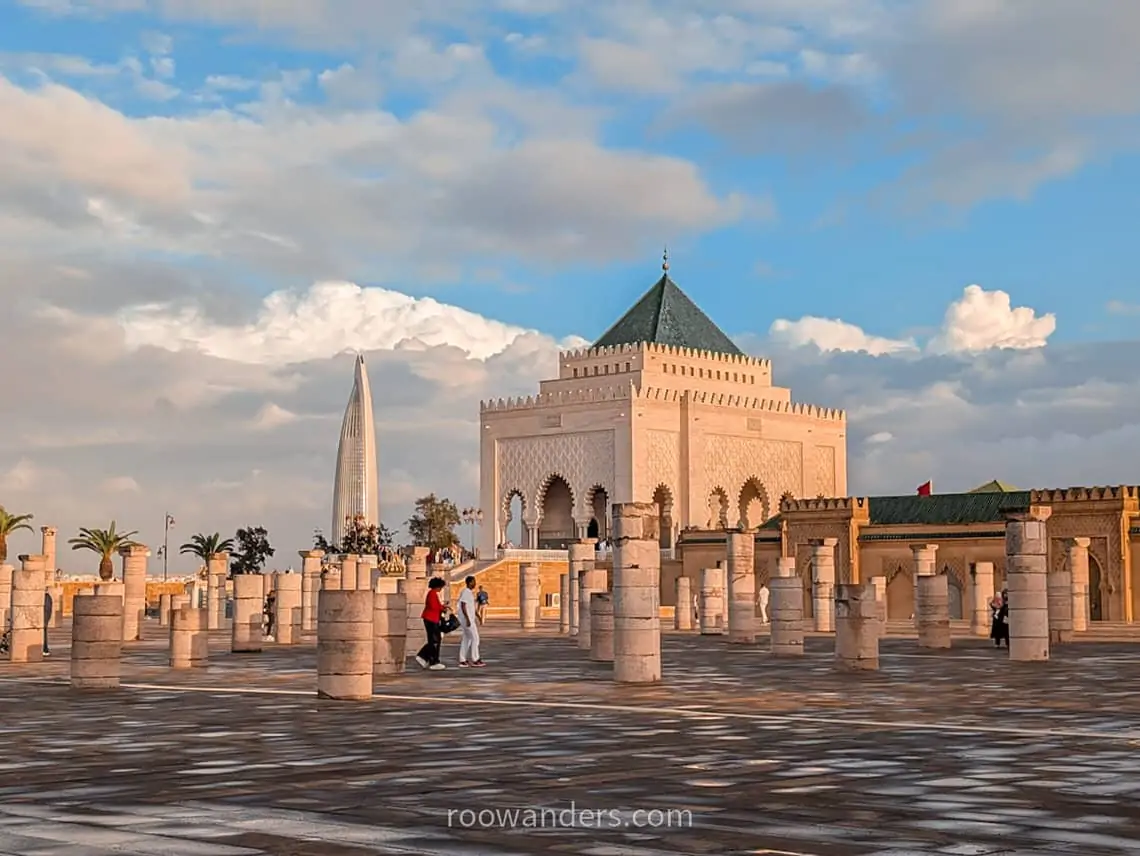 Mausolée Mohammed V et esplanade à Rabat