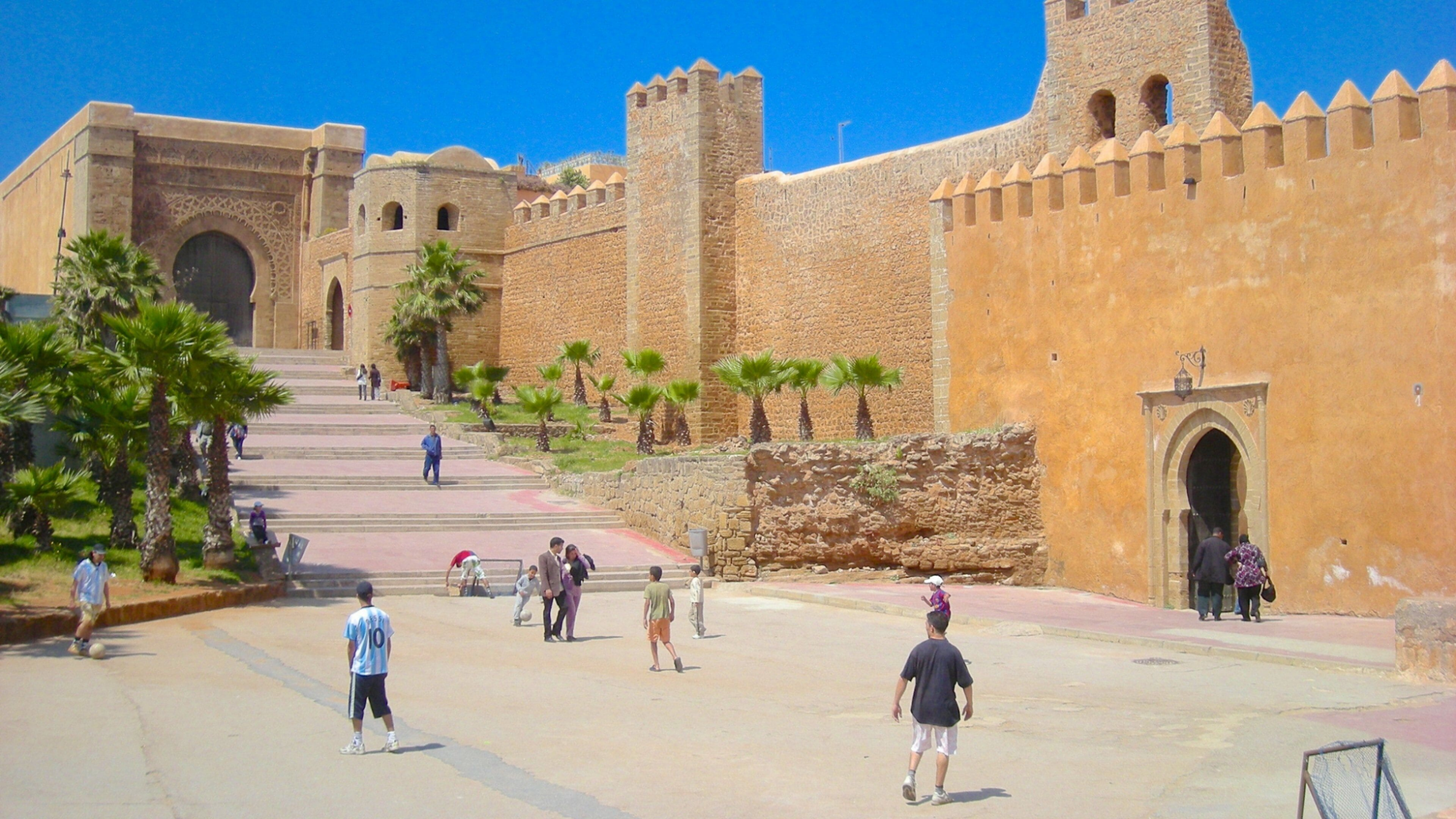 Remparts de la kasbah des Oudayas à Rabat, destination de séminaire